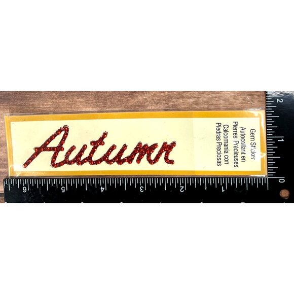 Intl Greetings Glitter/Gem Sticker Autumn/Fall Theme Embellishment - Picture 2 of 3